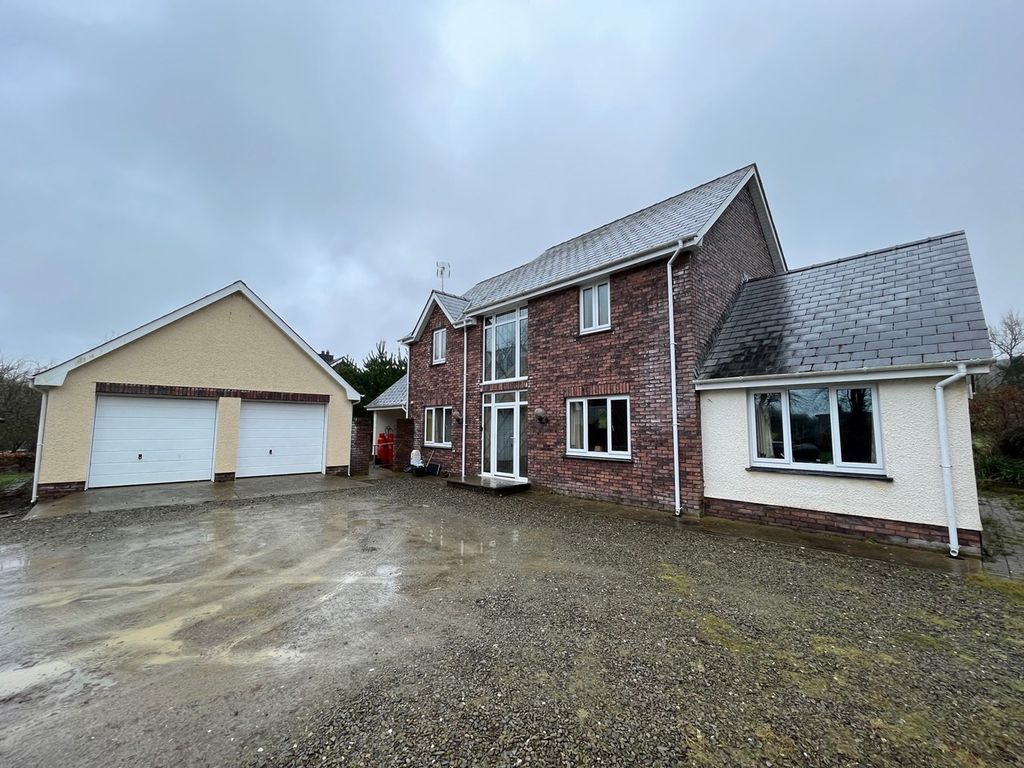 4 bed detached house for sale in Pontgarreg, Llandysul SA44, £495,000