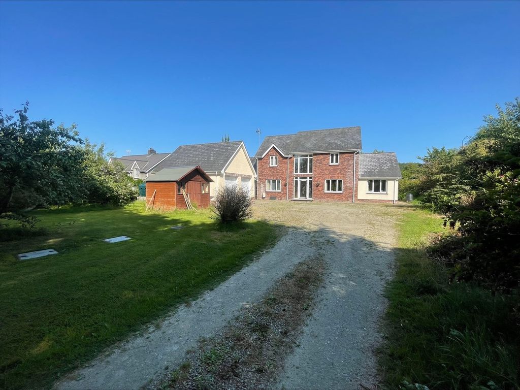 4 bed detached house for sale in Pontgarreg, Llandysul SA44, £495,000