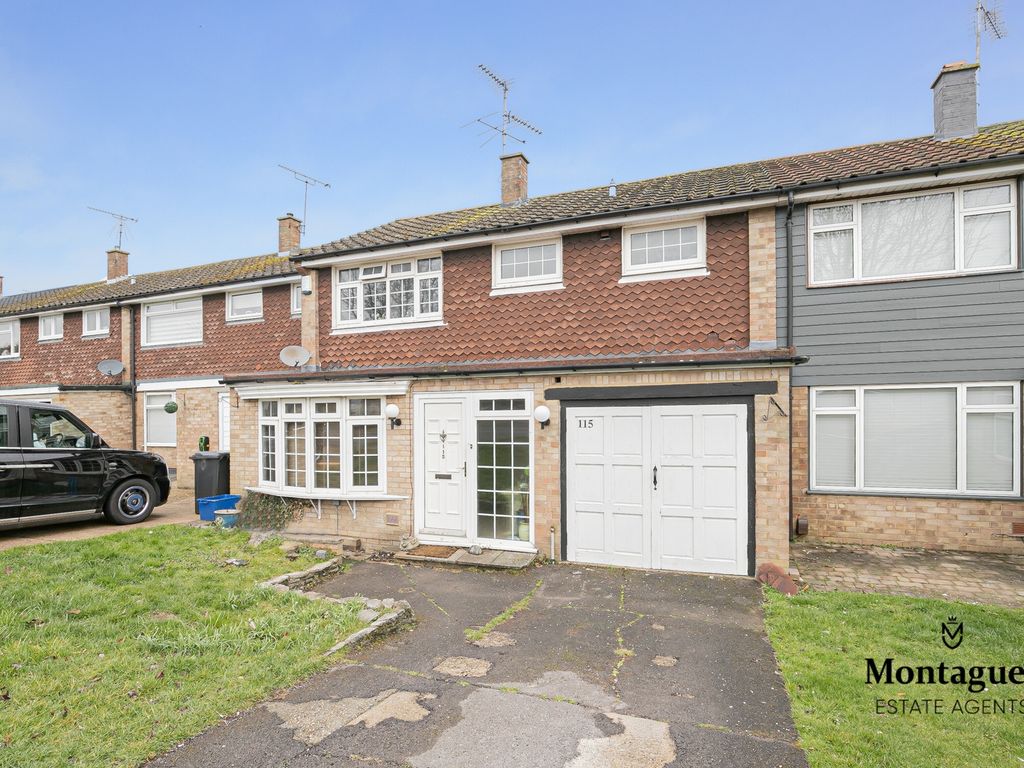 3 bed terraced house for sale in Woodland Way, Ongar CM5, £475,000