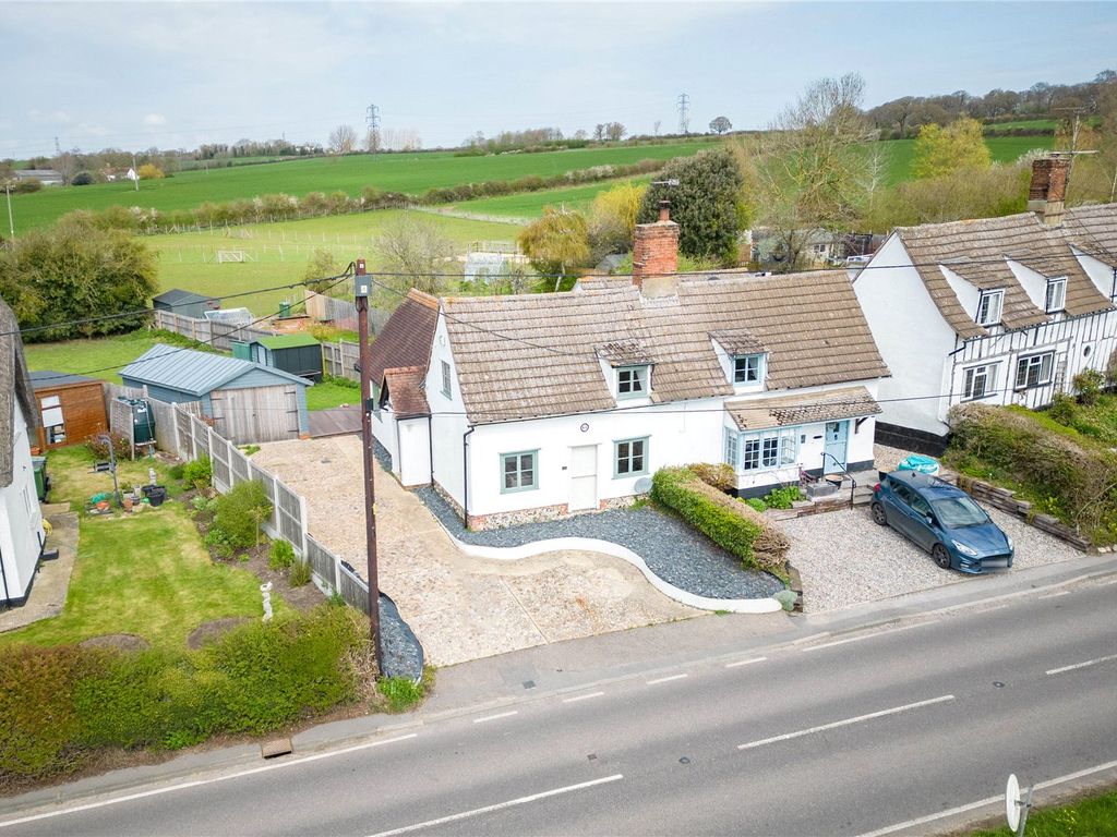 2 bed semi-detached house for sale in Hawkins Hill, Little Sampford, Nr Saffron Walden, Essex CB10, £395,000