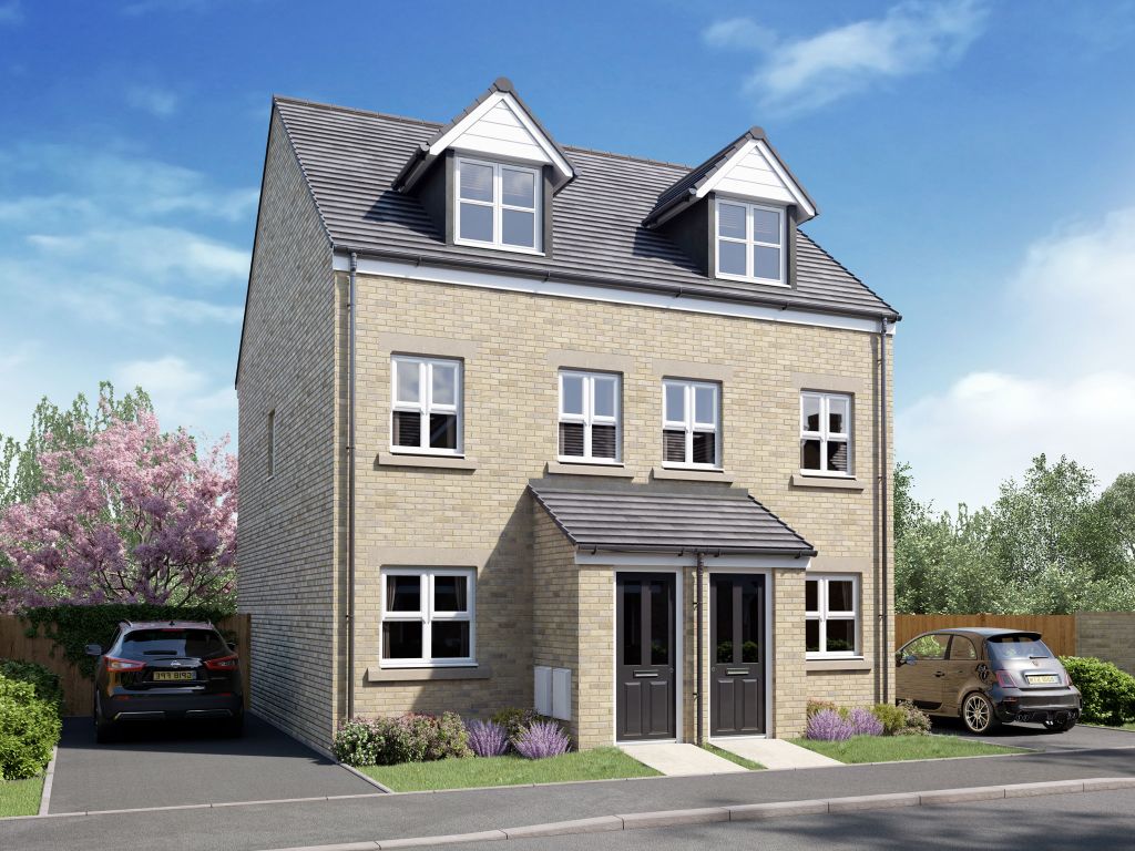New home, 3 bed end terrace house for sale in "The Souter" at Blue Lake, Ebbw Vale NP23, £229,995