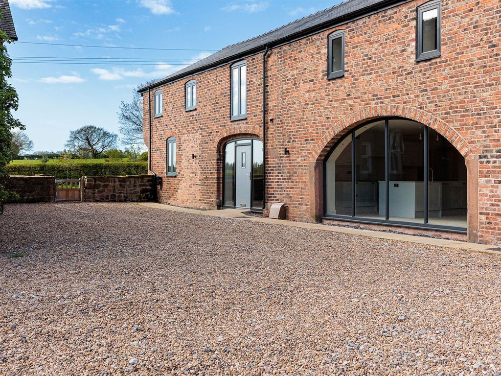 New home, 4 bed barn conversion for sale in The Wildings, Norley Road, Norley, Frodsham WA6, £700,000