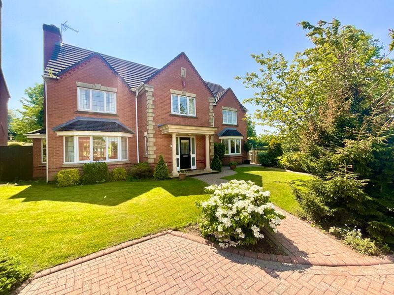 5 bed detached house for sale in Roebuck Court, Hilderstone, Stone ST15, £600,000