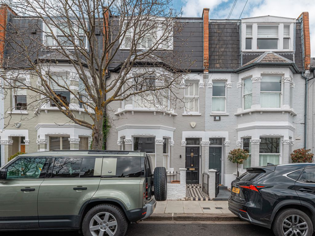 4 bed terraced house for sale in Ashcombe Street, London SW6, £1,695,000