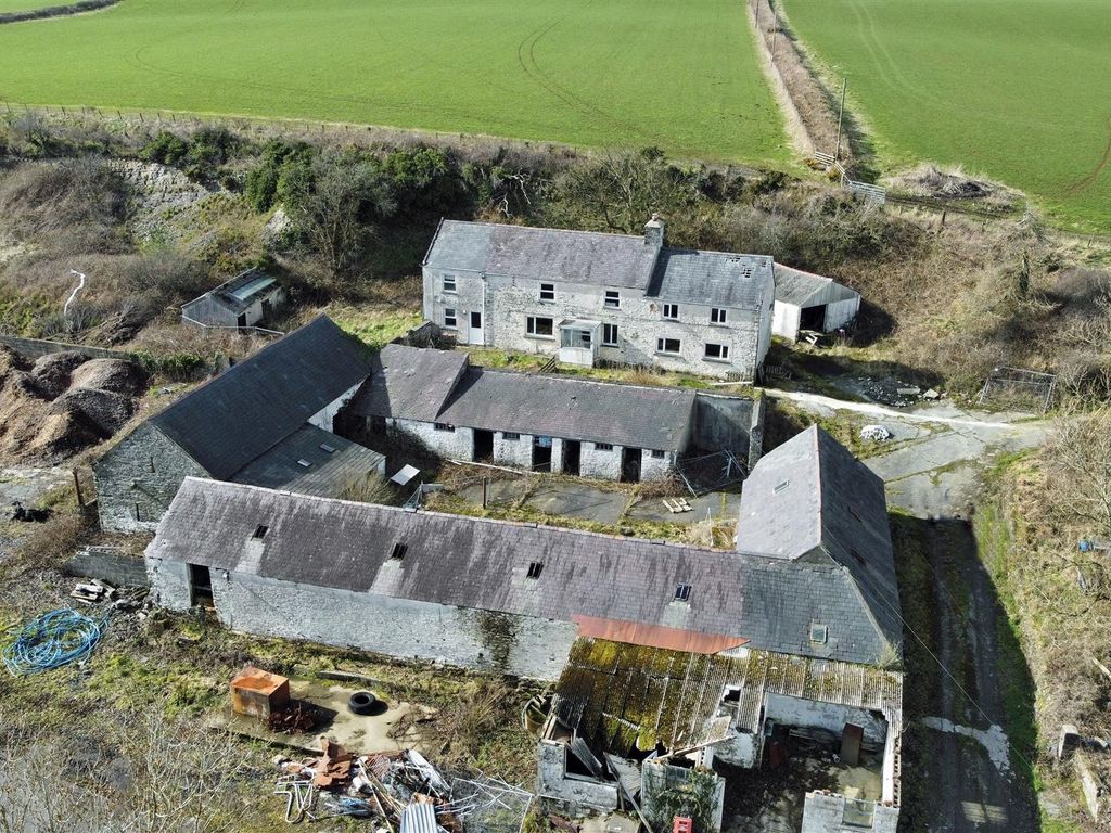 4 bed farm for sale in Blaenplwyf, Aberystwyth SY23, £465,000