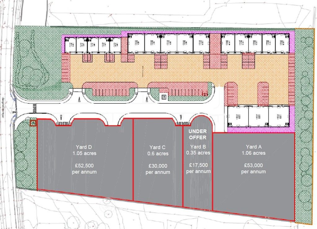 Industrial to let in Yard Space, Trident Business Park, Llangefni, Anglesey LL77, £600,000 pa