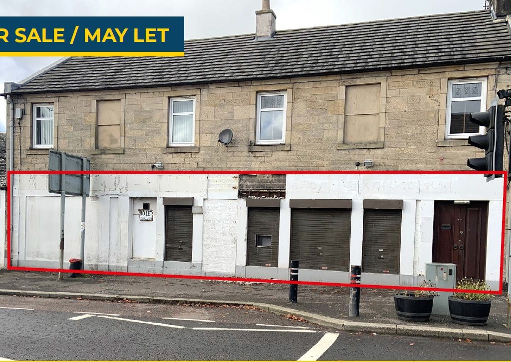 Retail premises to let in Main Street, Forth ML11, Non quoting