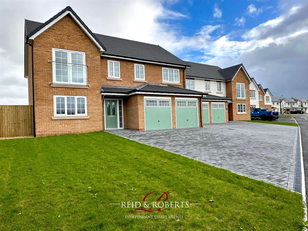 5 bed detached house for sale in Summerhill Farm, Caerwys, Mold CH7, £490,000