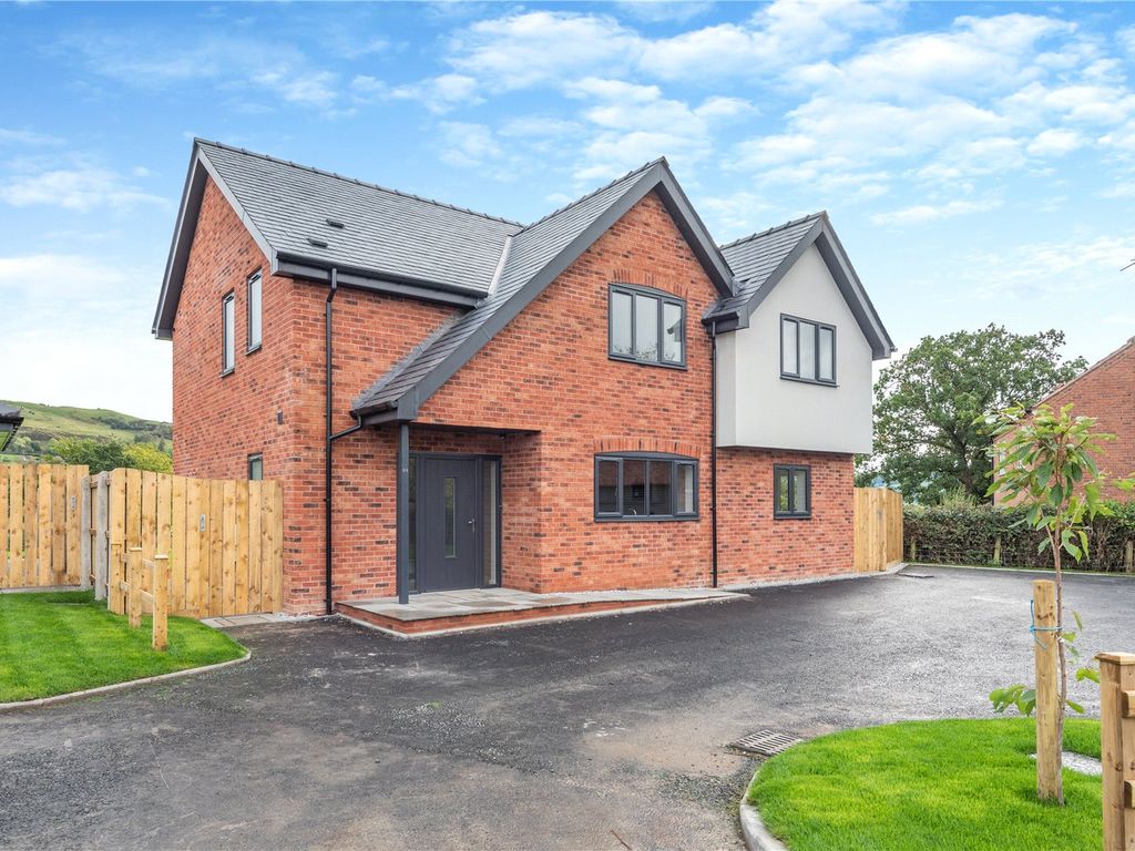 New home, 4 bed detached house for sale in Roundton Place, Churchstoke, Montgomery, Powys SY15, £650,000