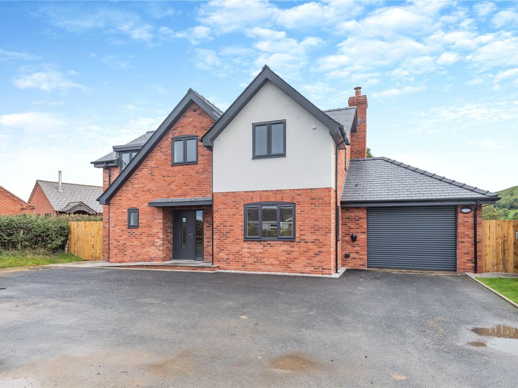 New home, 4 bed detached house for sale in Roundton Place, Churchstoke, Montgomery, Powys SY15, £575,000