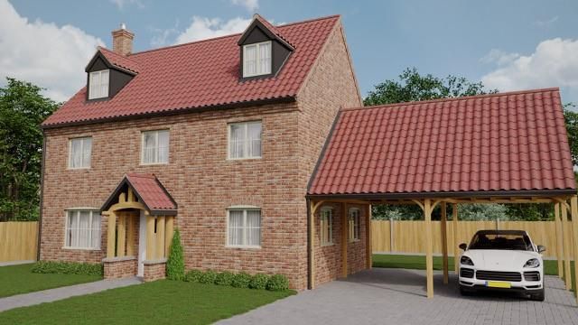 New home, 4 bed detached house for sale in Long Lane, Feltwell, Thetford IP26, £450,000