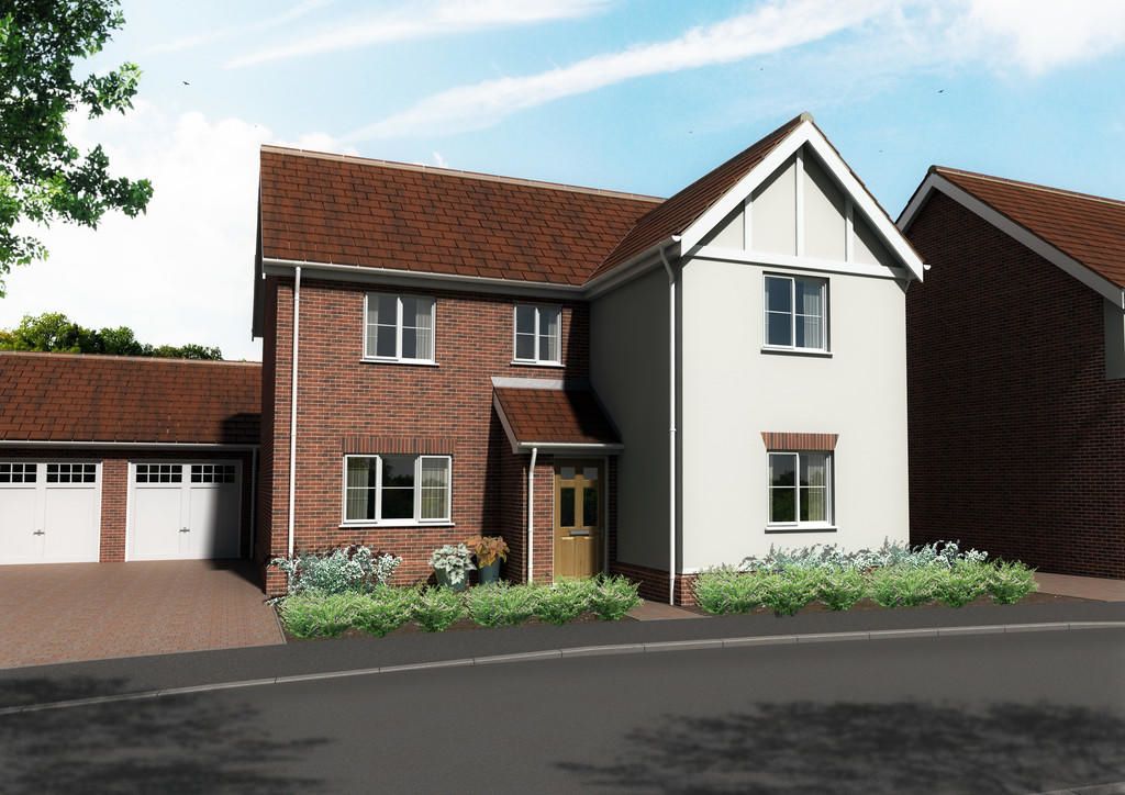 New home, 4 bed detached house for sale in Plot 32, Claydon Park, Off Beccles Road, Gorleston NR31, £385,000