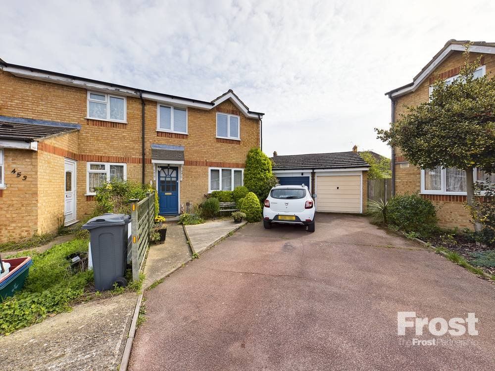 3 bed end terrace house for sale in Redford Close, Feltham TW13, £437,000