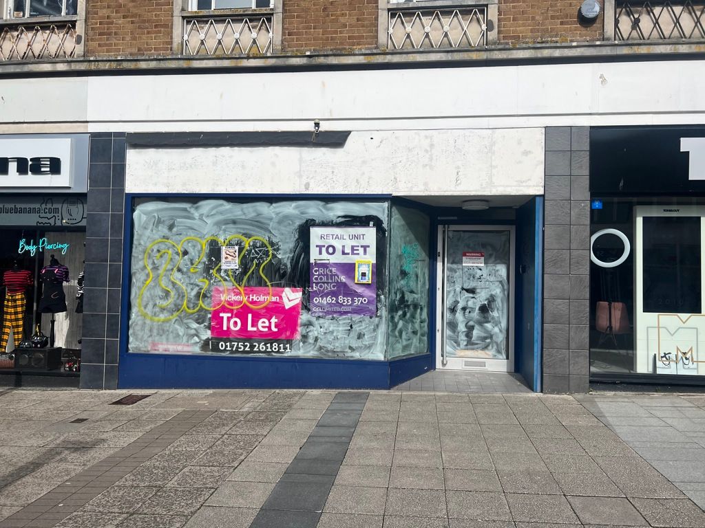 Retail premises to let in 16 Cornwall Street, Plymouth, Devon PL1, £36,000 pa
