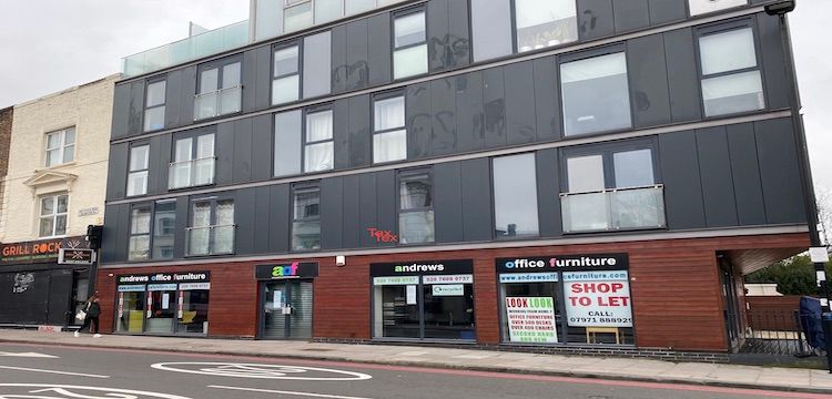 Retail premises to let in Kentish Town, London N7, £32,500 pa