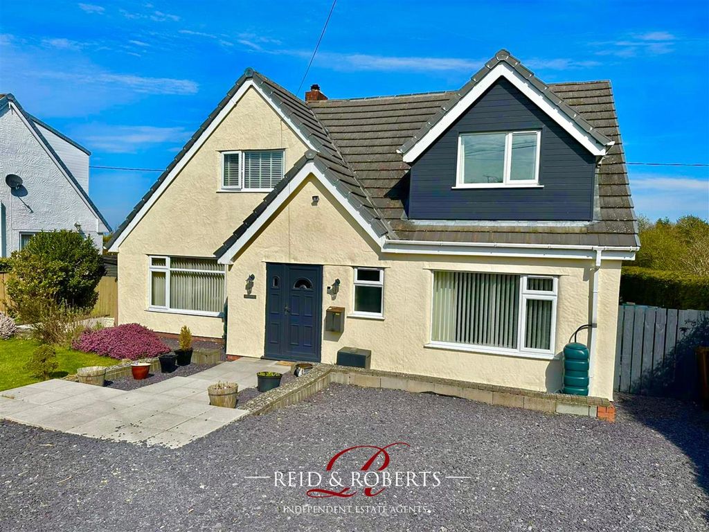 4 bed detached house for sale in Brynsannan, Brynford, Holywell CH8, £390,000
