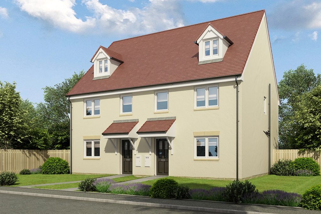 New home, 4 bed end terrace house for sale in "The Dunlop - Plot 100" at Seafield Road, Bilston, Roslin EH25, £328,000