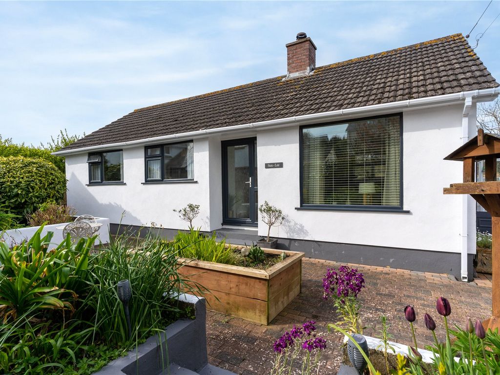 3 bed bungalow for sale in Sun-Lee, Porthcurno, St Levan, Penzance TR19, £405,000
