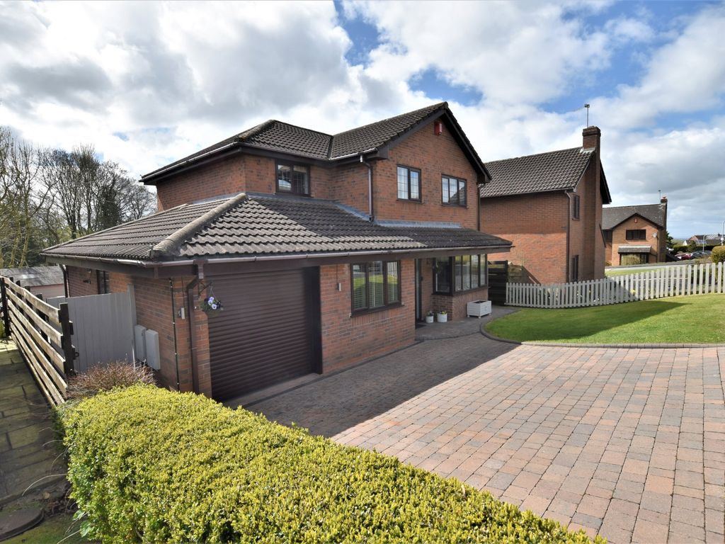 4 bed detached house for sale in Brookfield, Loggerheads, Market Drayton TF9, £348,000