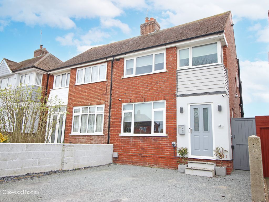 3 bed semi-detached house for sale in Nash Court Gardens, Margate CT9, £340,000