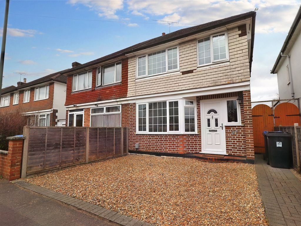 3 bed semi-detached house for sale in Rydens Way, Old Woking, Woking GU22, £435,000