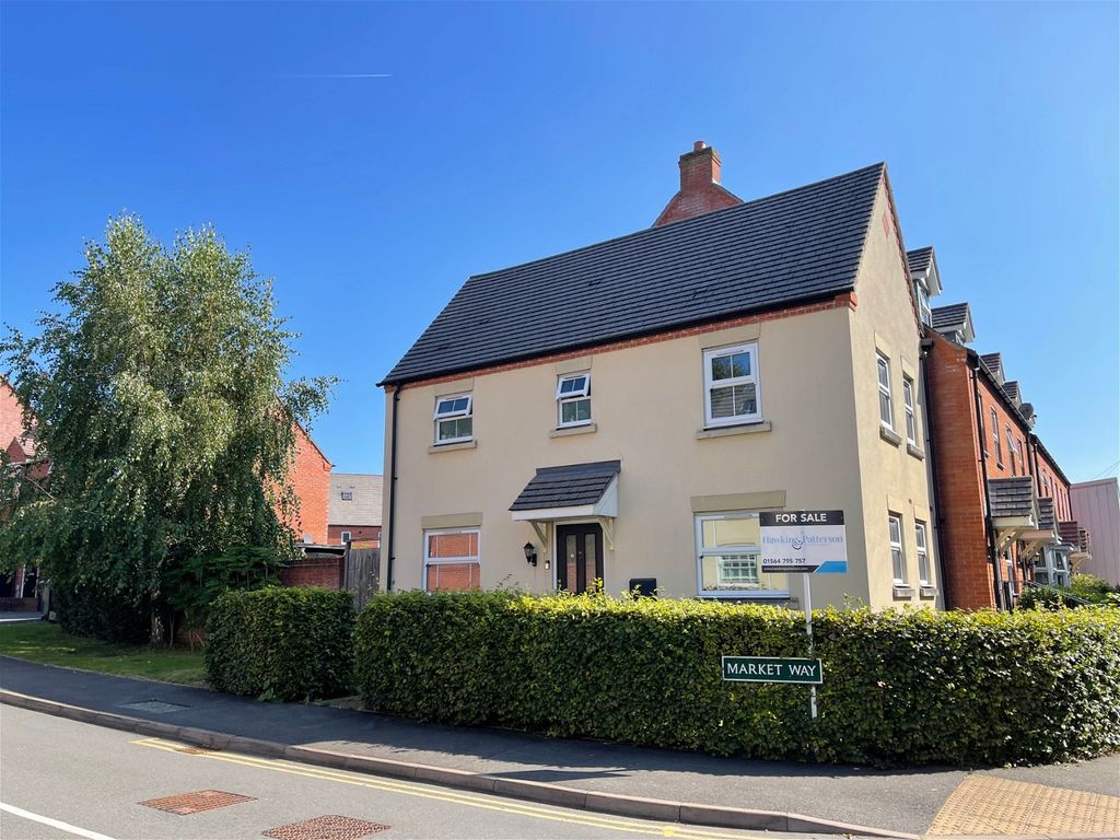 3 bed end terrace house for sale in Market Way, Henley In Arden B95, £380,000