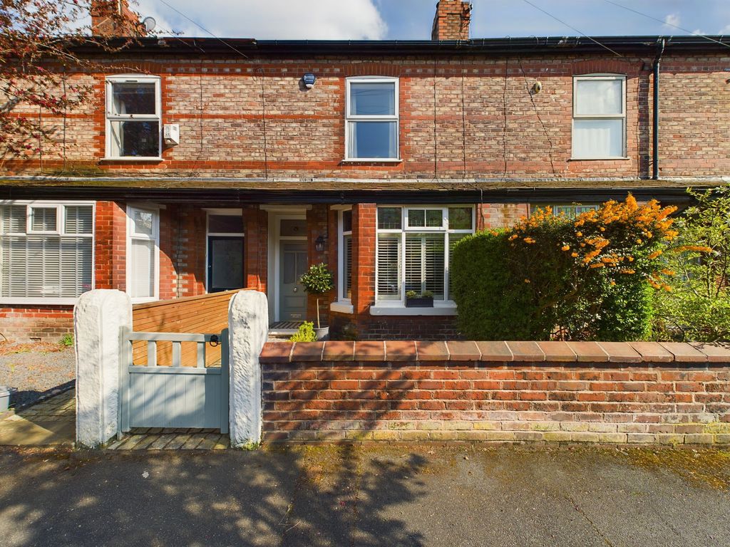 3 bed terraced house for sale in Disley Avenue, West Didsbury, Didsbury, Manchester M20, £485,000