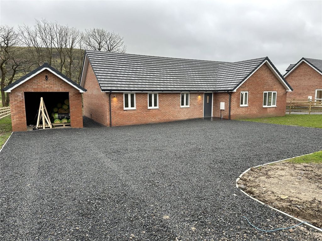 New home, 3 bed bungalow for sale in Cae Bryncoch, Llanbrynmair, Powys SY19, £350,000