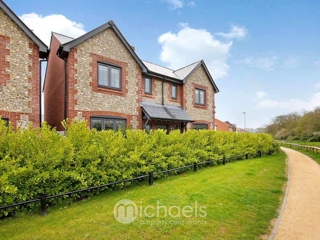 4 bed detached house for sale in Fiske Avenue, Halstead, Halstead CO9, £525,000