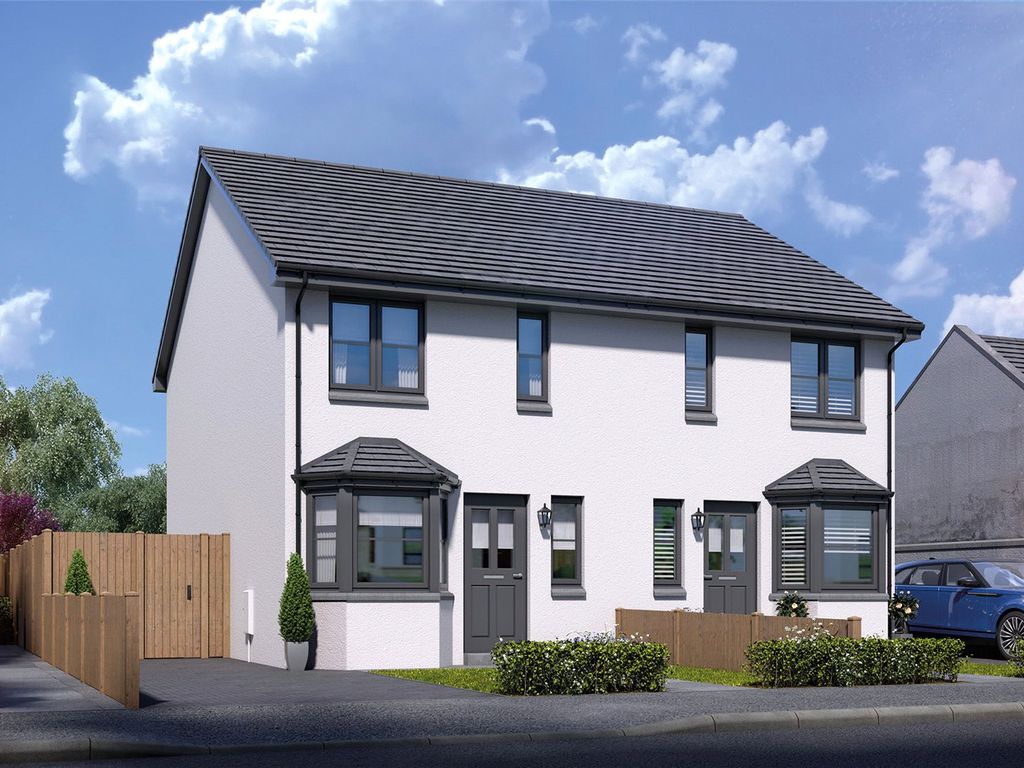 New home, 3 bed semi-detached house for sale in Drumoyne Drive, Glasgow G51, £235,000