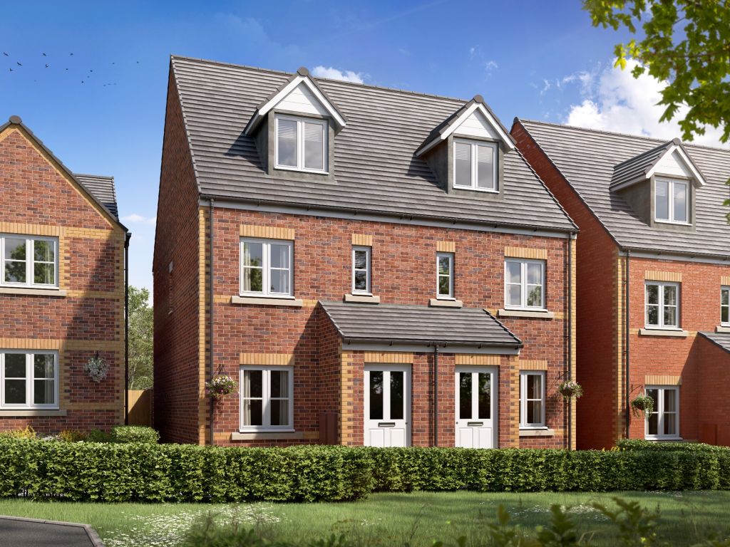 New home, 3 bed end terrace house for sale in "The Saunton" at Coxhoe, Durham DH6, £189,950