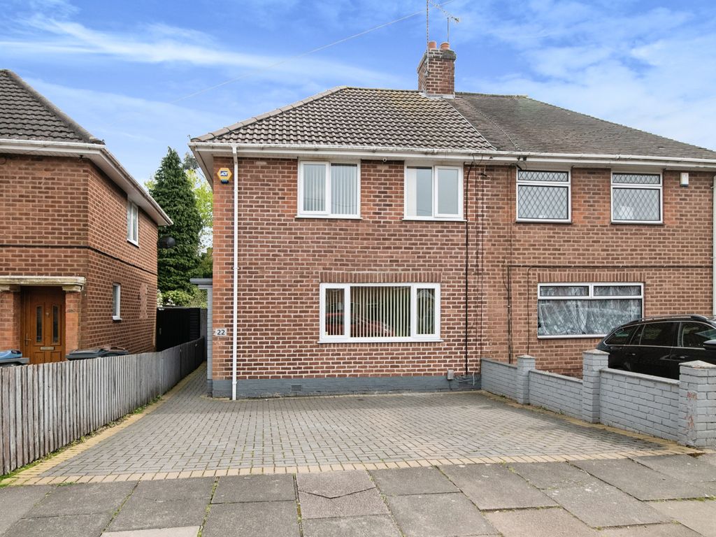 3 bed semi-detached house for sale in Burnel Road, Birmingham B29, £178,000