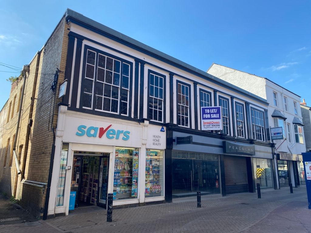 Retail premises to let in 8-12 Sussex Street, Rhyl, Denbighshire LL18, Non quoting