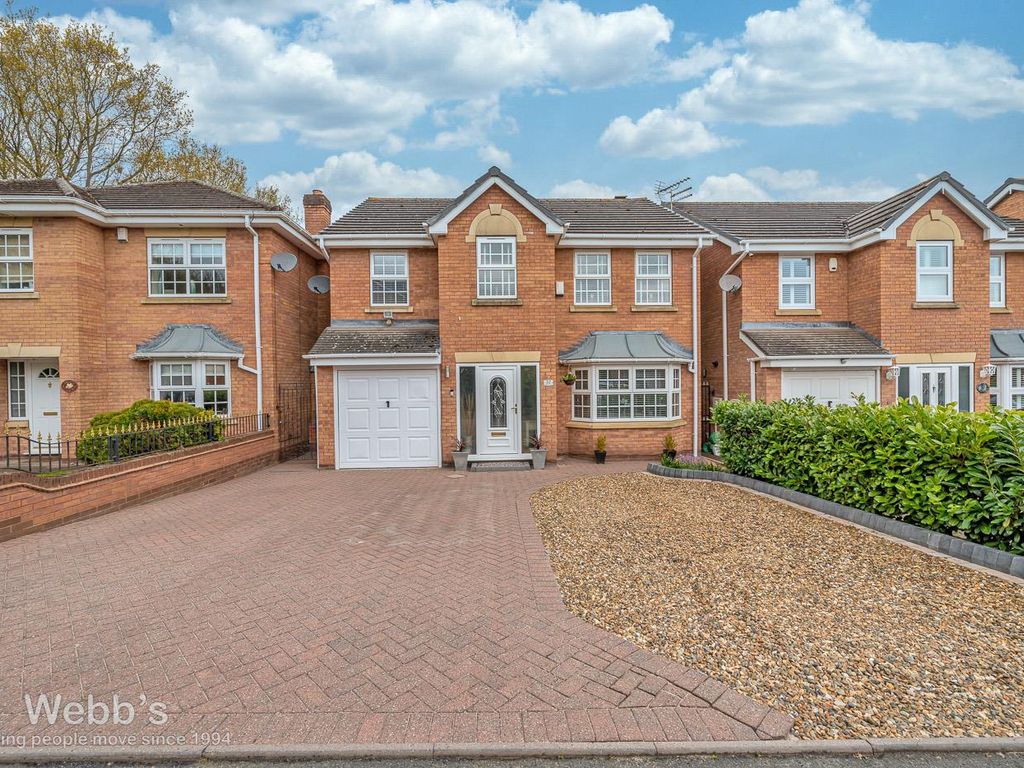 4 bed detached house for sale in Highfields Park, Cheslyn Hay, Walsall WS6, £480,000