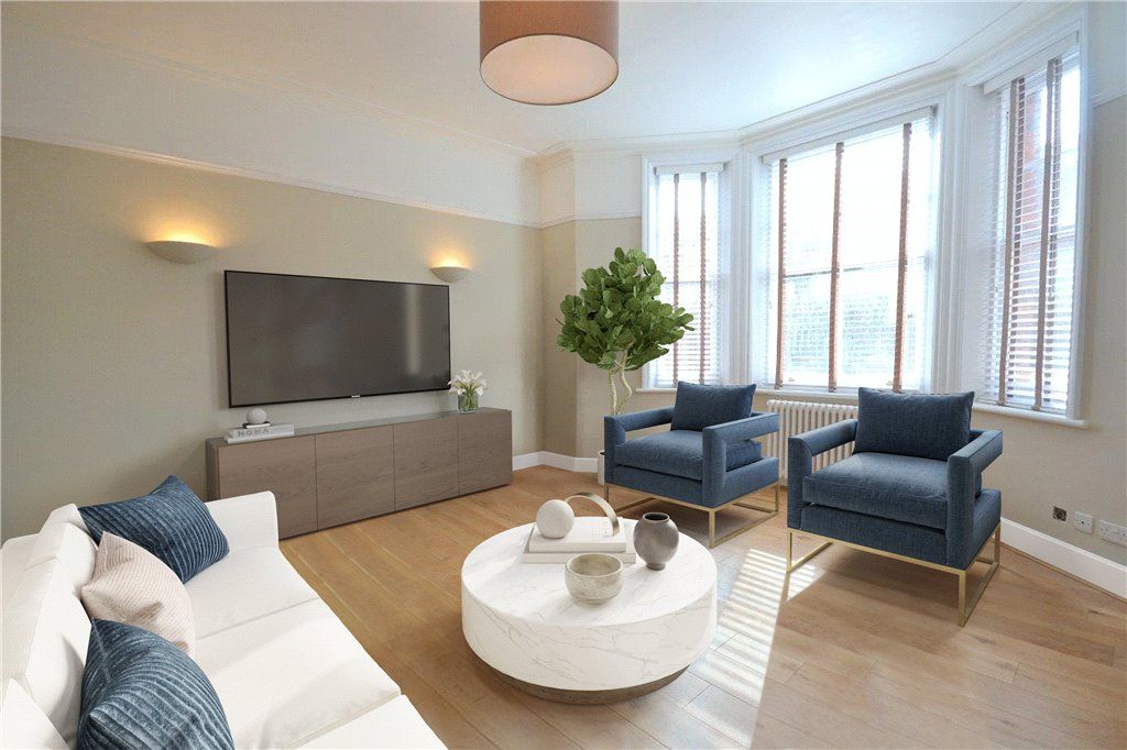 3 bed flat for sale in Abingdon Mansions, London W8, £1,150,000