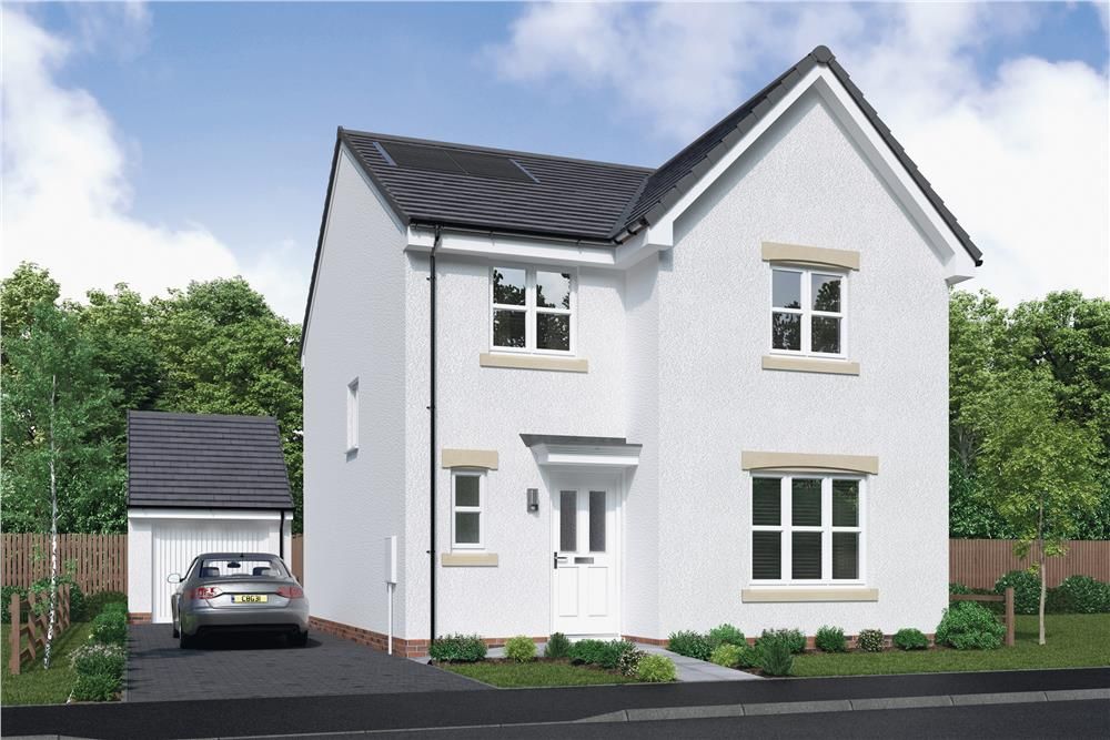 New home, 4 bed detached house for sale in "Riverwood" at Lennie Cottages, Craigs Road, Edinburgh EH12, £520,000