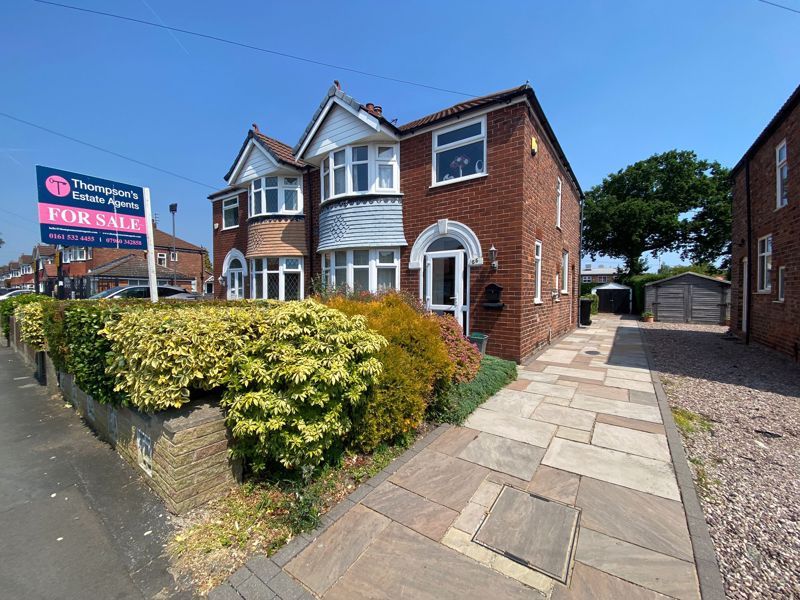 3 bed semi-detached house for sale in Crofton Avenue, Timperley, Altrincham WA15, £360,000