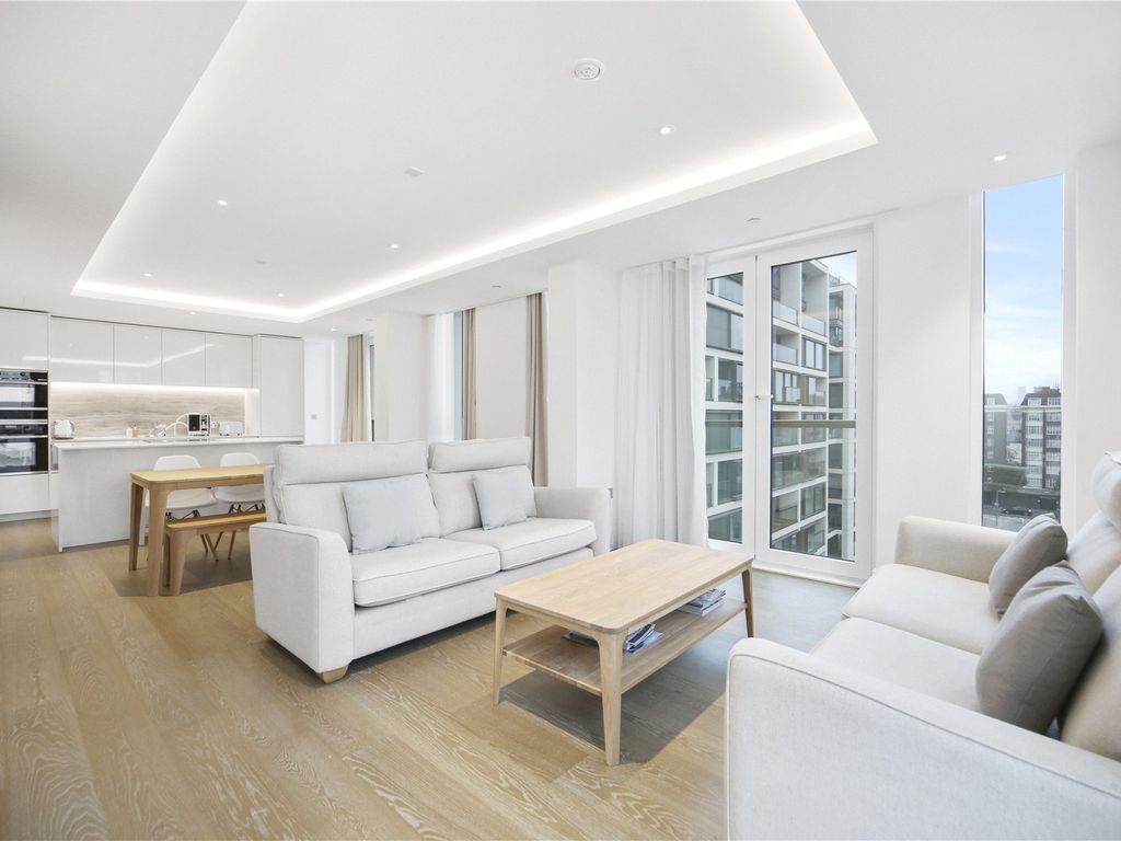 New home, 2 bed flat for sale in Edward House, Radnor Terrace, London W14, £2,600,000