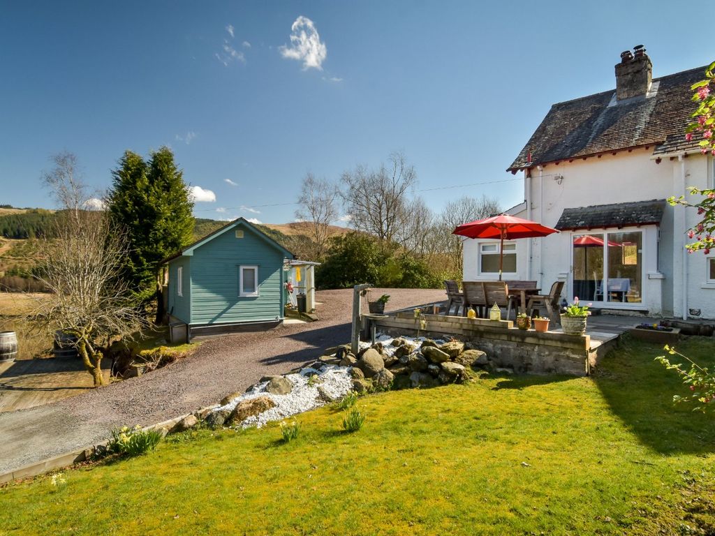 4 bed detached house for sale in The Lodge House, Crianlarich, Perthshire FK20, £485,000