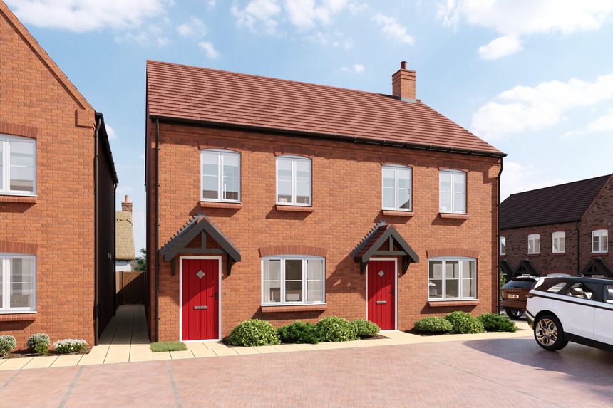 New home, 2 bed semi-detached house for sale in "The Holly" at Bordon Hill, Stratford-Upon-Avon CV37, £160,000