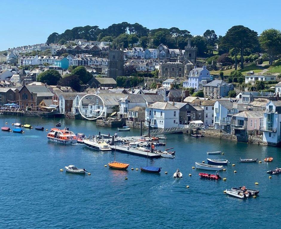 5 bed town house for sale in Fore Street, Fowey PL23, £1,850,000
