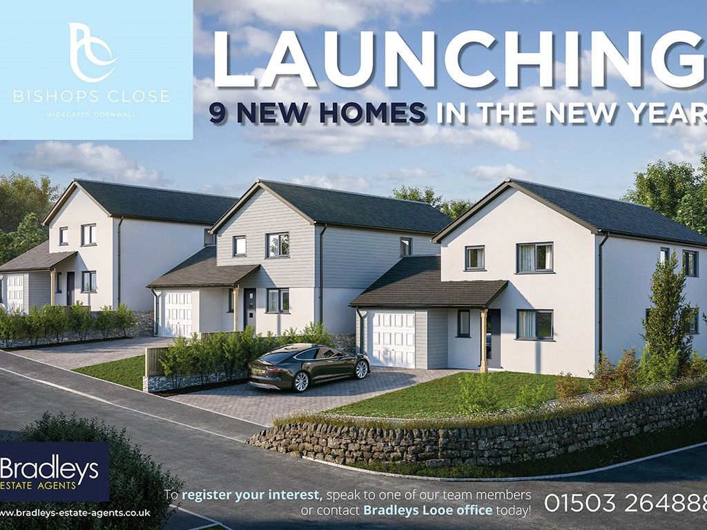 New home, 3 bed detached house for sale in Widegates, Looe, Cornwall PL13, £475,000