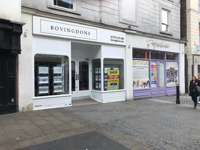 Retail premises to let in Peascod Street, Windsor SL4, £75,000 pa