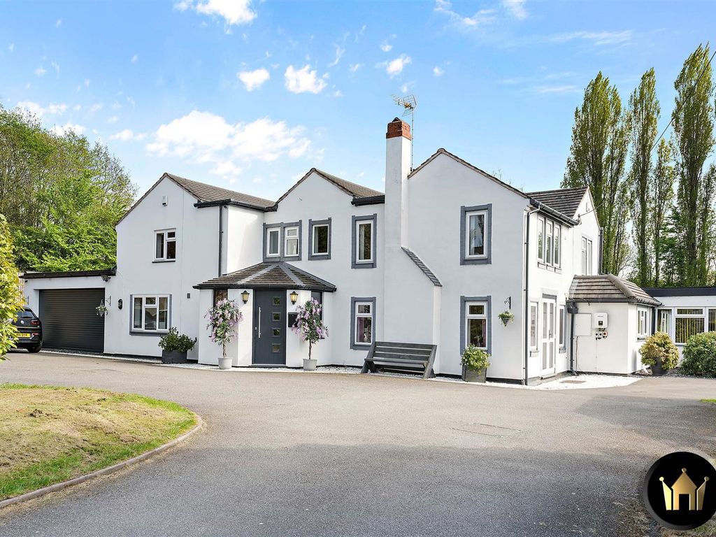 4 bed detached house for sale in Birmingham Road, Mappleborough Green, Studley B80, £950,000