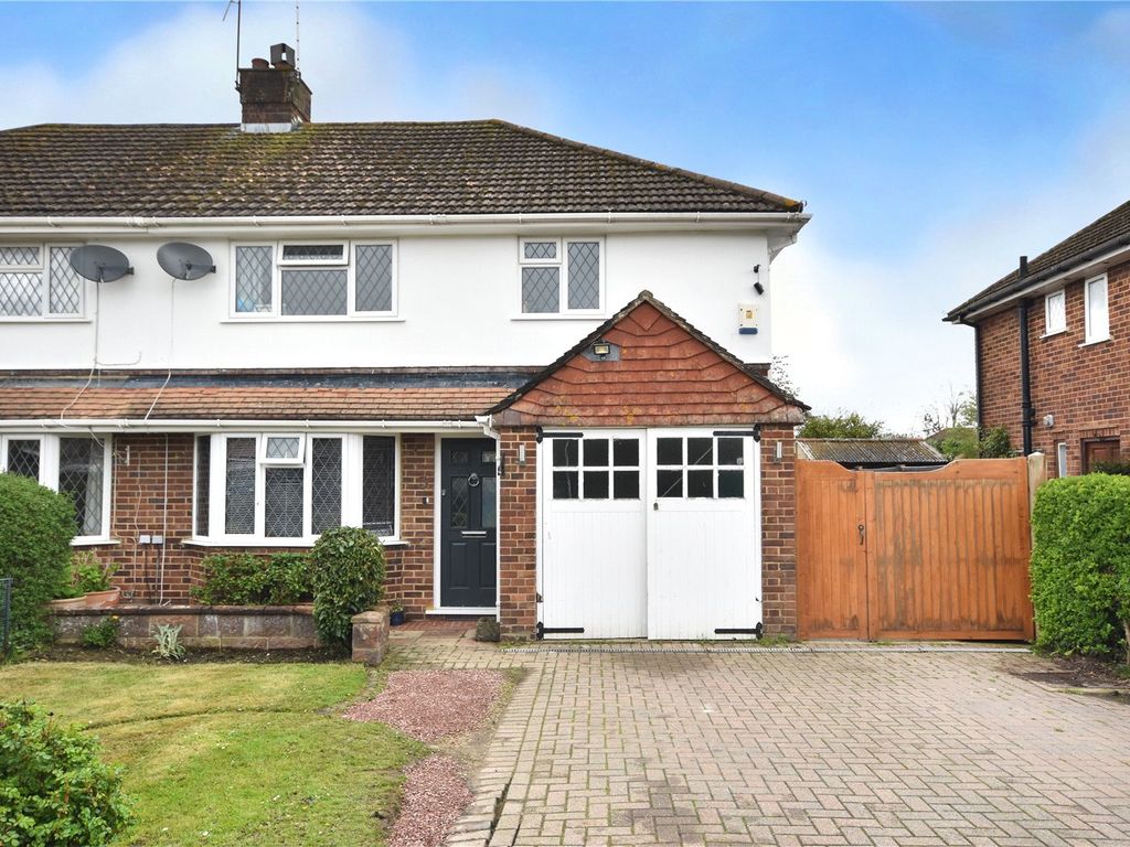 3 bed semi-detached house for sale in Smallfield, Surrey RH6, £450,000