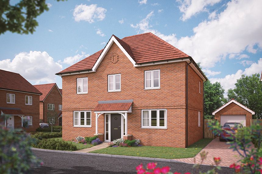 New home, 4 bed detached house for sale in "The Chestnut" at Hamstreet, Ashford TN26, £544,995