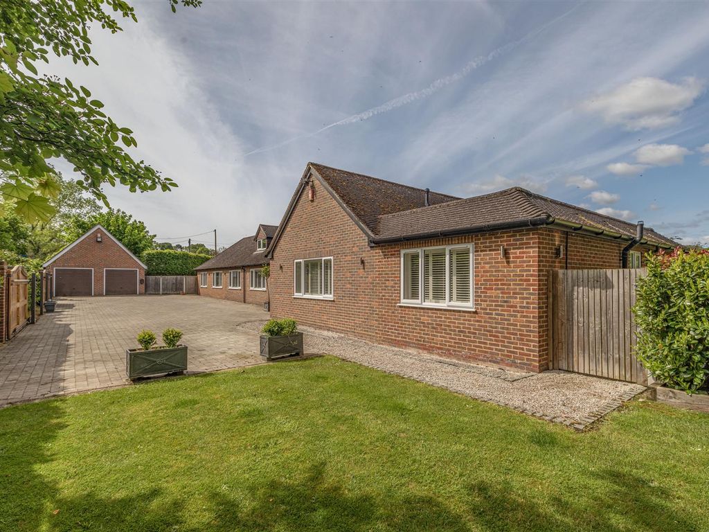 5 bed detached bungalow for sale in Woodham Park Road, Woodham, Addlestone KT15, £1,395,000