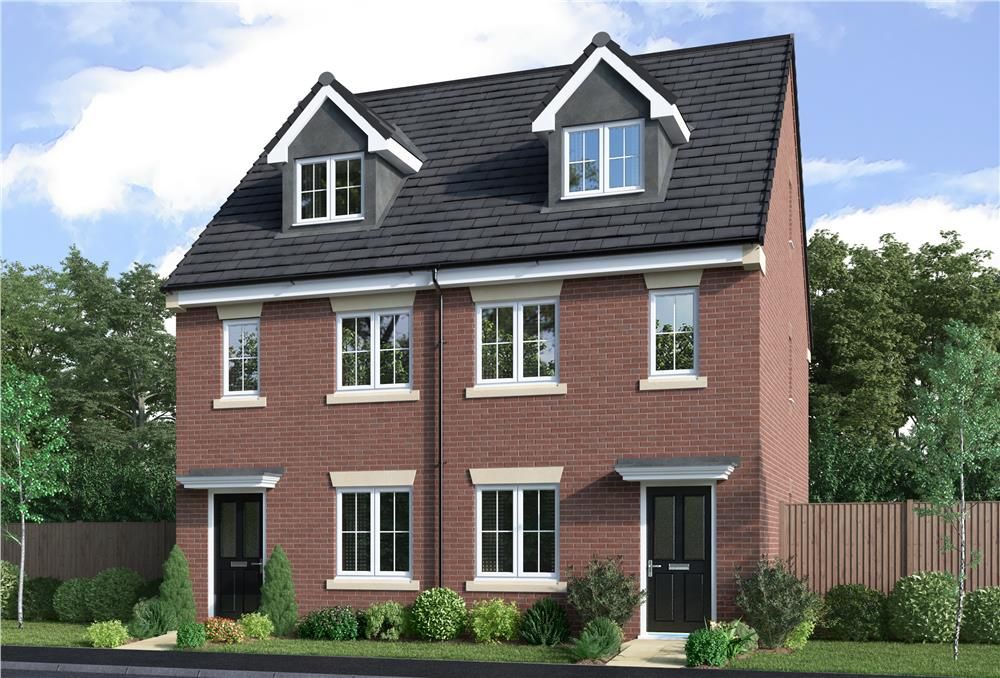 New home, 3 bed mews house for sale in "The Masterton" at Sandyford Avenue, North Shields NE29, £209,950