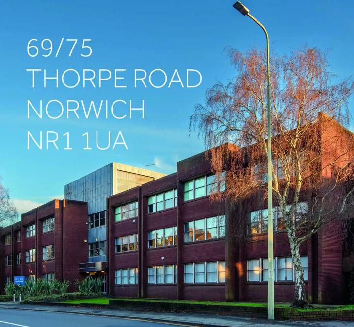 Office to let in 69/75 Thorpe Road, Norwich, Norfolk NR1, Non quoting