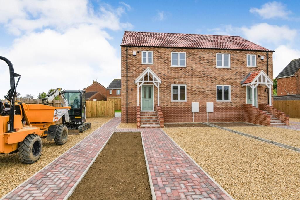 New home, 3 bed semi-detached house for sale in Crown Avenue, Holbeach St Marks, Spalding, Lincolnshire PE12, £220,000